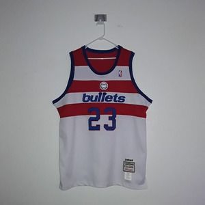 Mitchell & ness stitched jordan bullets men size 56 jersey